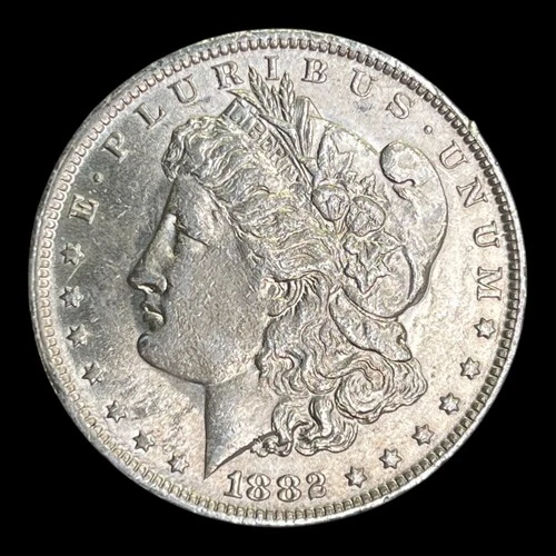 1882-O Morgan Silver Dollar, AU