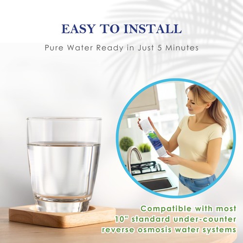 NSF Certified 3 Stage Reverse Osmosis RO Water Filters Replacement Universal ... - Picture 5 of 5