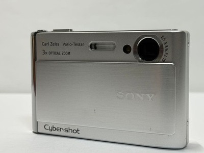 Sony Cyber-shot DMC-T70 Compact Digital Camera Silver 3x Optical