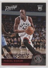 2016-17 Panini Prestige Rookies Bonus Shots Red 29/75 Pascal Siakam #174 v9t