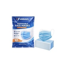 Disposable Masks 3 PLY Blue Face Masks pack Portable & Best for Travel 10pcs