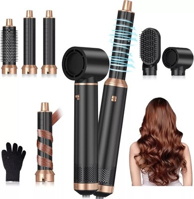 Blow Dryer Brush 5 in 1 Negative Ion Hair Dryer Brush Air Styler Curling Wrap