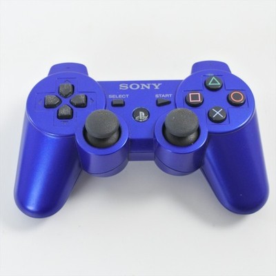 PS3 Controller Metallic Blue NEW BATTERY CECHZC2JA1 DUAL SHOCK3