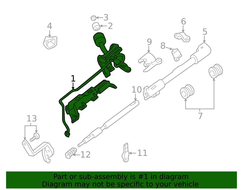 Conjunto de cambio de marchas original Ford 4L3Z-7210-BAA Foto 2 de 4