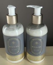 Two New Bath  Body Works Aromatherapy Black Tea Body Pump Lotions