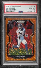 2020 Panini Prizm Rookie Orange Disco Prizm KJ Hamler #315 PSA 10 GEM MT 8d2