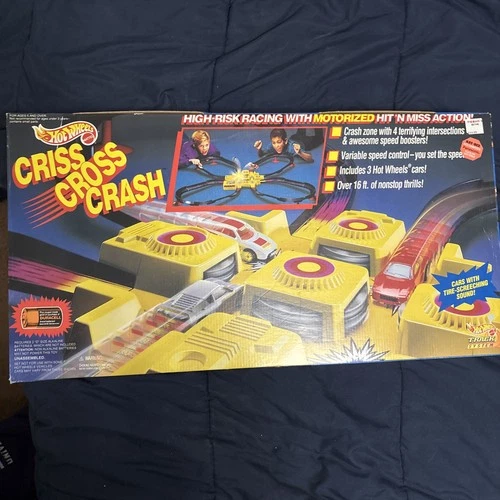 Vintage Mattel Hot Wheels Criss Cross Crash Set 7996 1992 Unopened