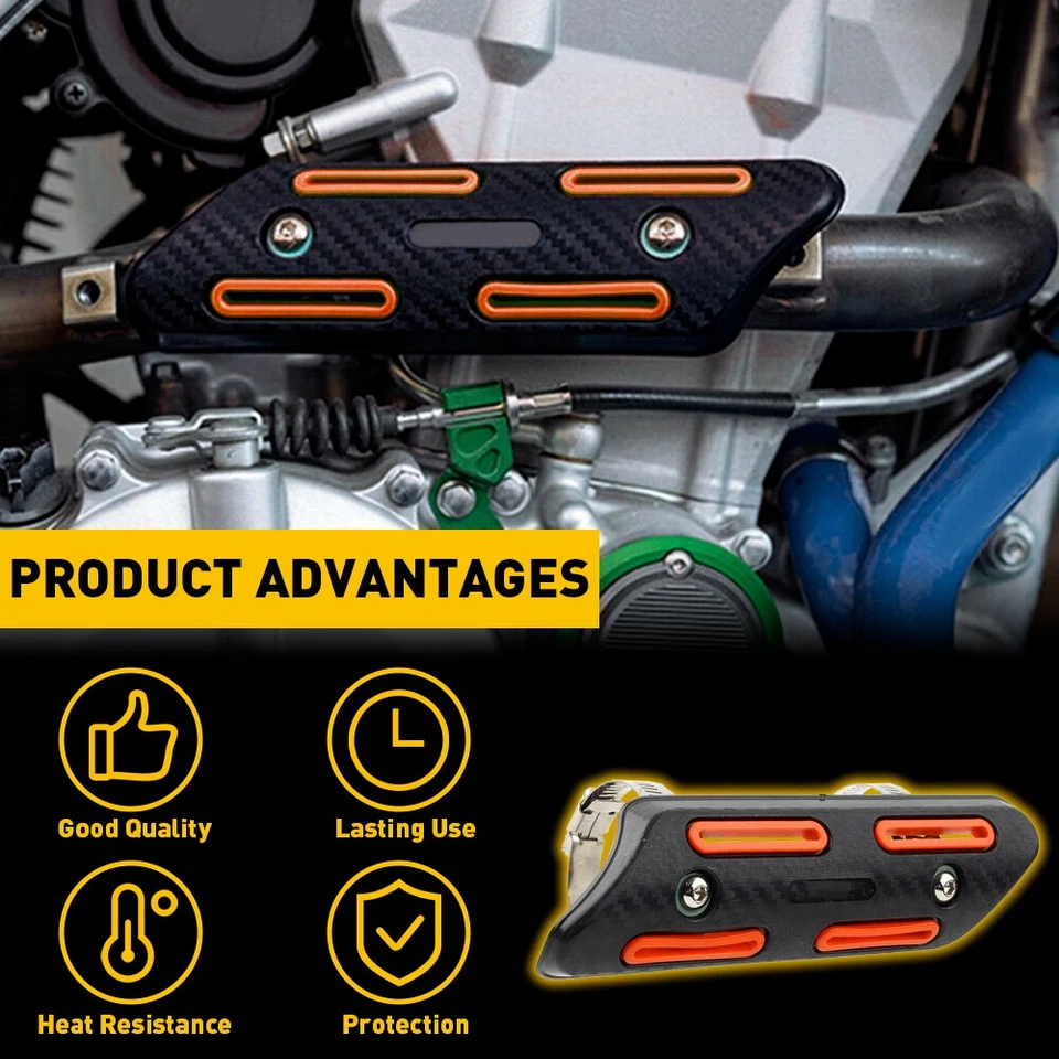 Protector de cubierta de protector térmico de tubo de cabeza para KTM 250 350 450 500 SXF SMR EXCF EXC-F Foto 3 de 4
