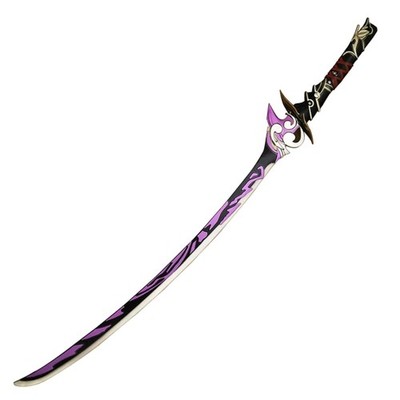 Anime Schwert Genshin Impact Cosplay Schaumstoff 100cm LARP Rollenspiel Samml...