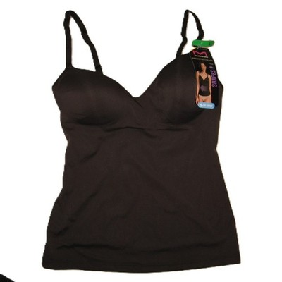 Maidenform Cami Size Large Black Wireless Foam Cups Firm Cool  DMS130 New w/Tags