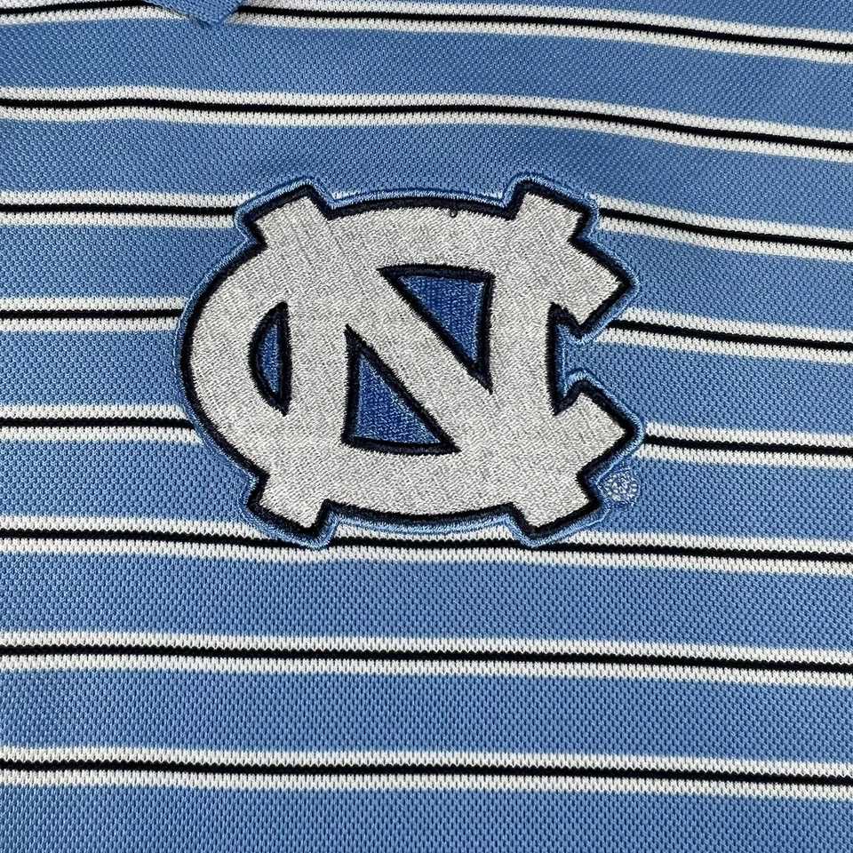 LOT OF 2 UNC Carolina Tar Heels Polo Shirts Blue Nike & Cutter&Buck NCAA Men’s S - Image 3 of 4