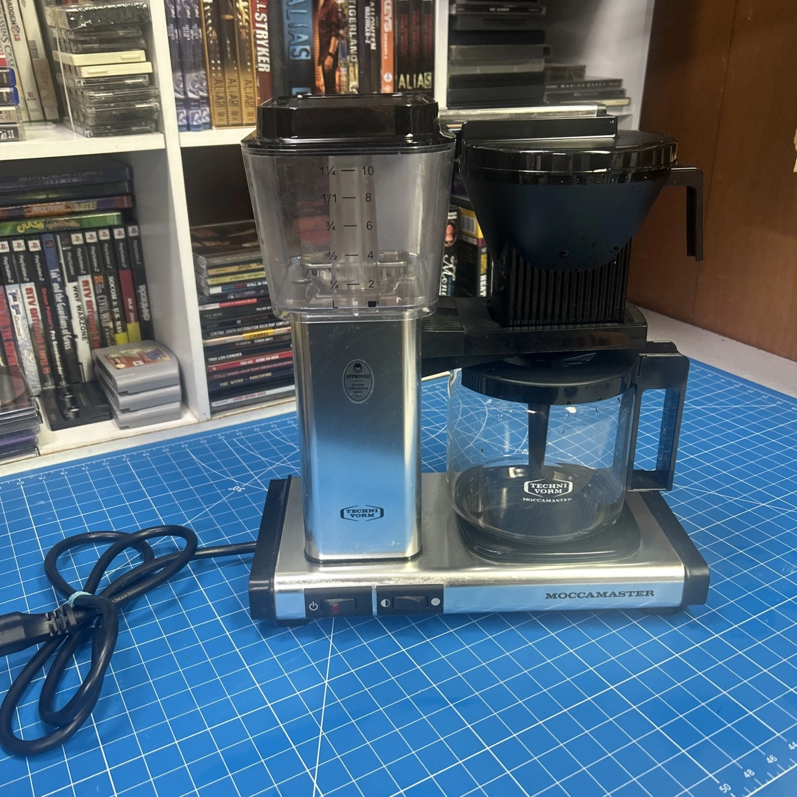 Technivorm Moccamaster KBG Auto Off 10 cup Coffee Maker - Polished Silver 741.84