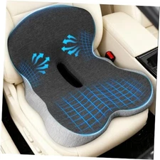  Truck Seat Cushion with Lumbar Support for Long Dark Gray + Light Gray