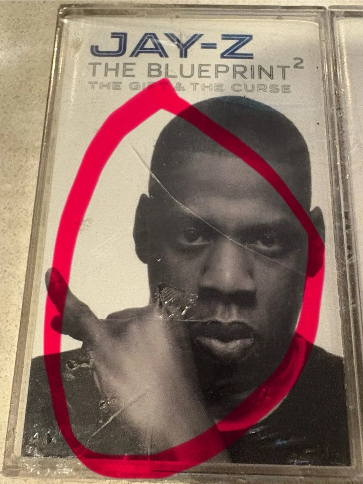 JAY-Z THE BLUEPRINT 2-RARE-OOP-NEW SEALED-OG-2002-PLASTIC RIPPED-CRACKED CASE - Image 3 of 4