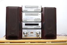 Technics HD560 HiFi System CD Cassette Tuner Amp SB-HD560 Speakers Fully Working