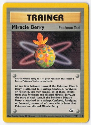 Miracle Berry Unlimited Uncommon Neo Genesis 094/111 LP