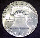 1949-P BU Uncirculated Franklin Silver Half Dollar HD2