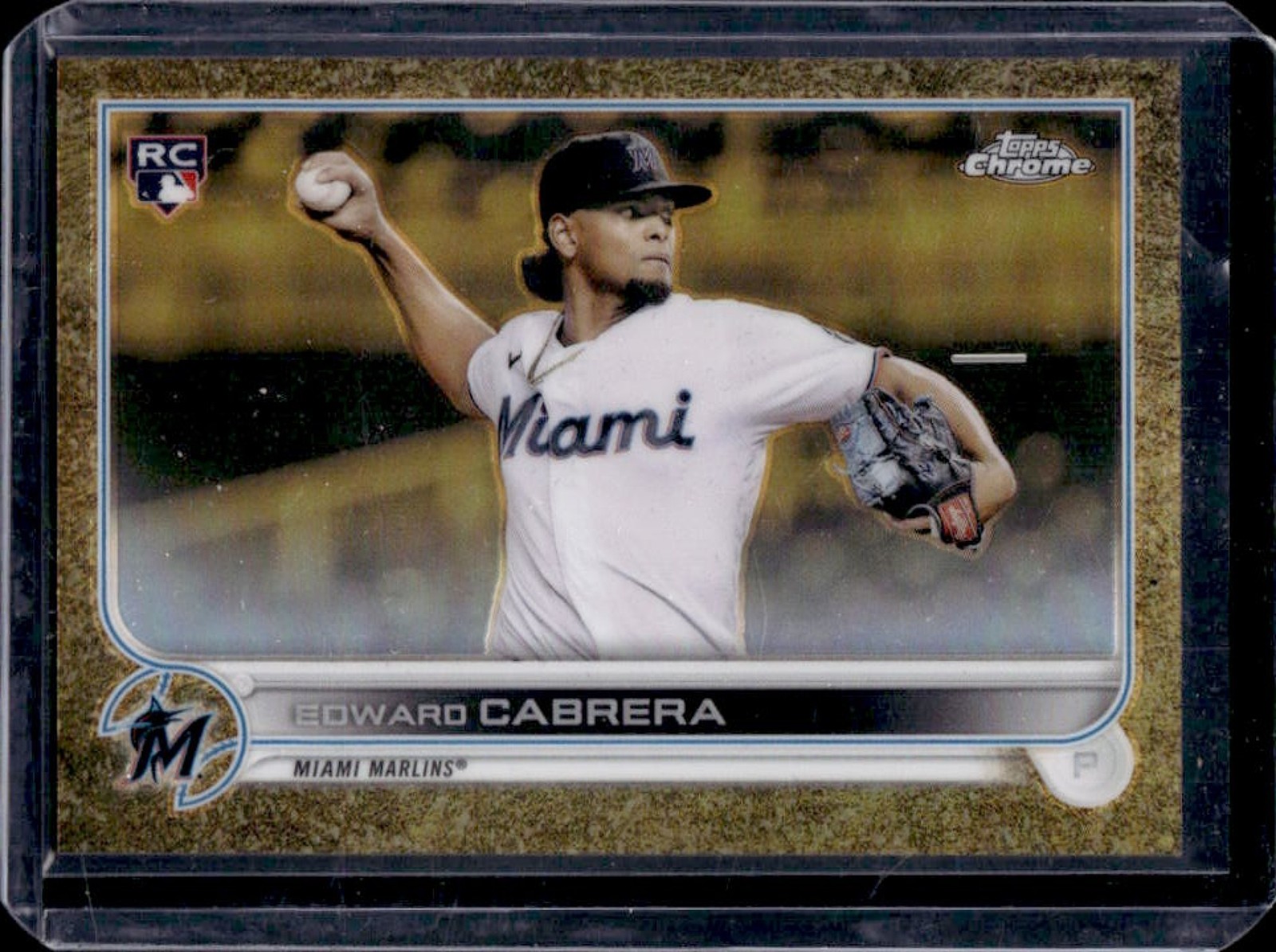 2022 Topps Gilded Collection Edward Cabrera Rookie RC #18/99 Marlins