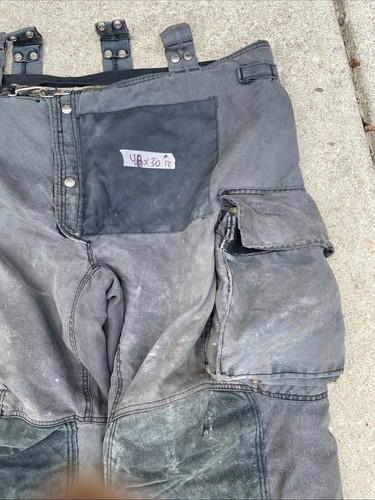 Firefighter Janesville Lion Apparel Turnout Bunker Pants 48 X 30 2012 BLACK - Picture 4 of 13