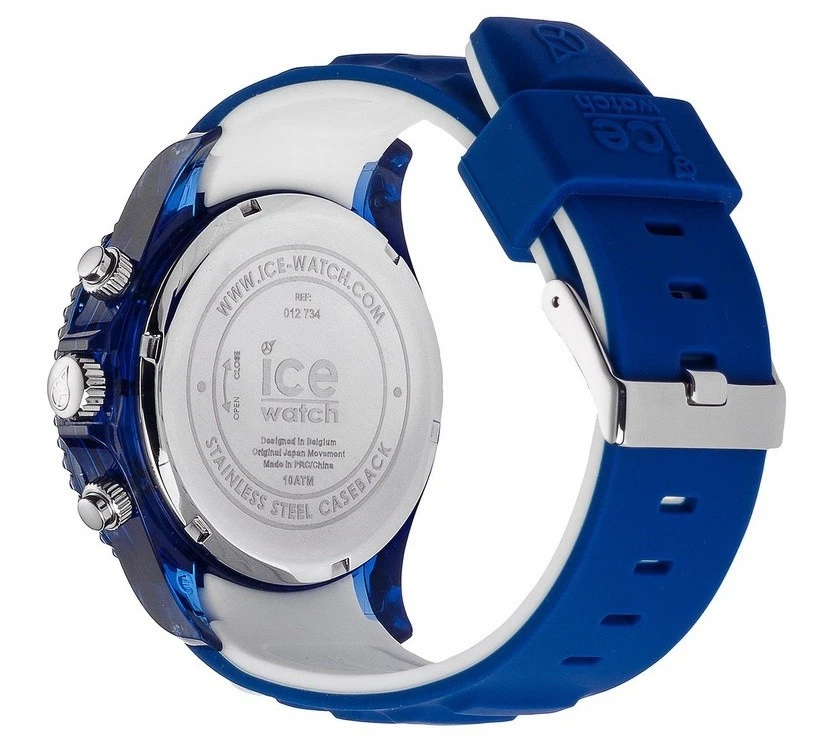 Ice-Watch ICE 001495 Chrono aqua Marine Medium Chronograph Silikon blau Neu K10 - Bild 3 von 4