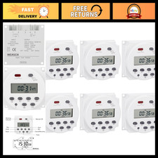 Programmable Timer Switch 12V/16A, DC/AC Time Relay for Automation Control