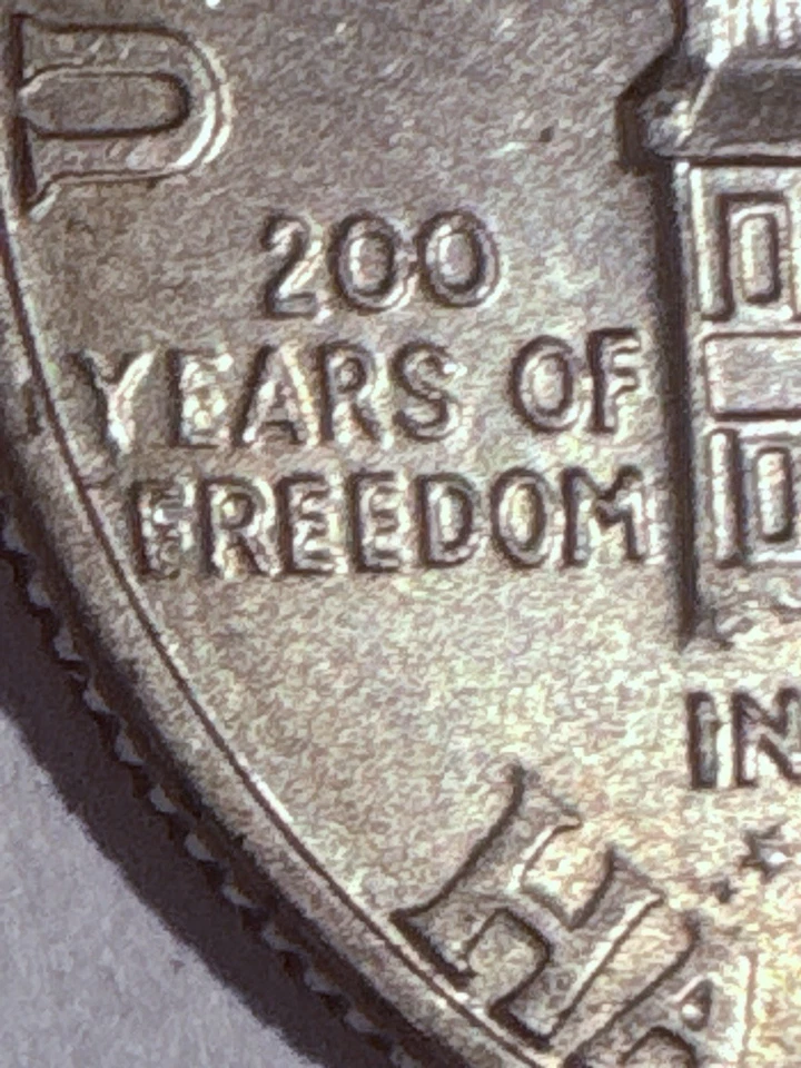 Extremely Rare Bicentennial Half Dollar MAJOR Error  200 Years Of “EREEDOM” - Image 2 of 4