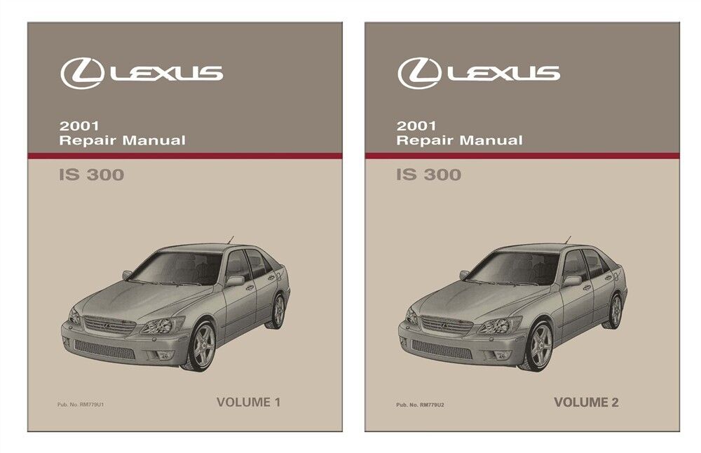 2001 Lexus IS 300 Shop Service Repair Manual Book