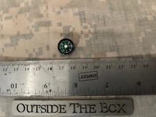 14mm Button Compass - Grade B, Liquid Filled, NON-Luminous, EDC (About 9/16")
