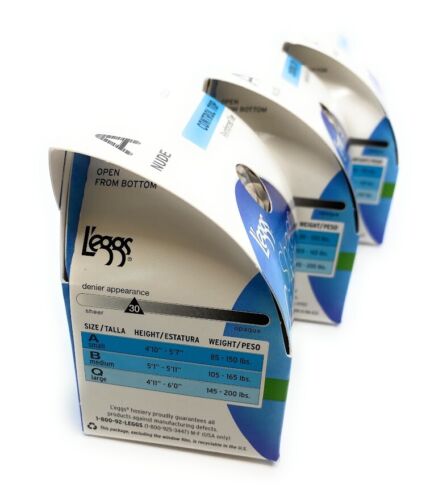 Pantimedias de pierna de soporte medio superior de control de energía transparente L'eggs ~ Elige la tuya - Imagen 5 de 7