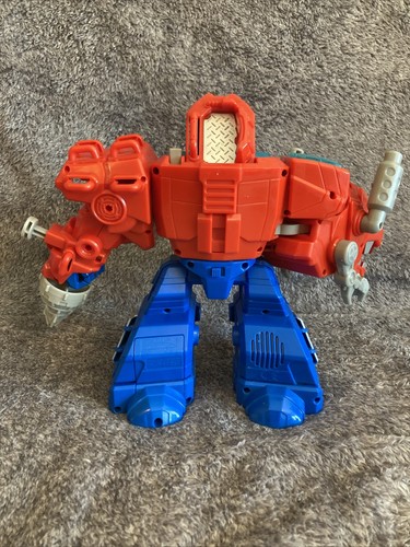 Transformers Rescue Bots Optimus Prime T-Rex Dinosaur 9" Figure Playskool As Is - Picture 6 of 14