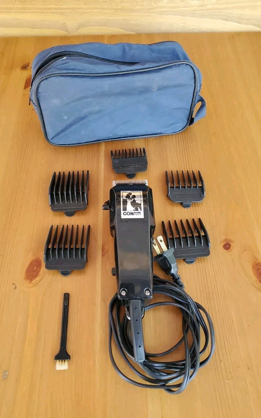 Conair HC200 Professional Hair Clipper Kit with Combs Brush and Storage Bag  
