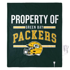 FOCO NFL Green Bay Packers Exclusive Heated Throw Blanket, 50"x60"