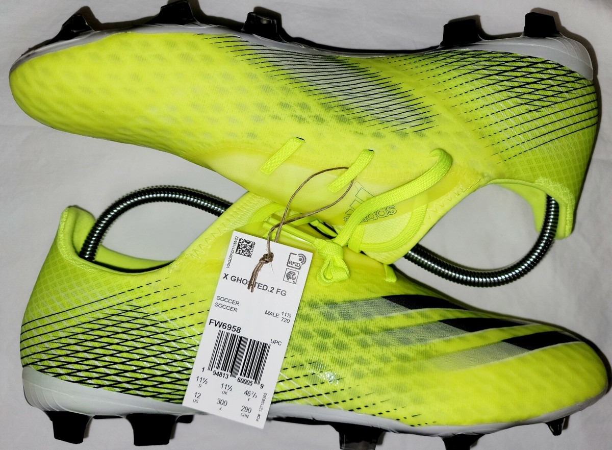 Adidas X Ghosted .2 FG Soccer Cleats Sz 12 Men FW6958 Soccer 