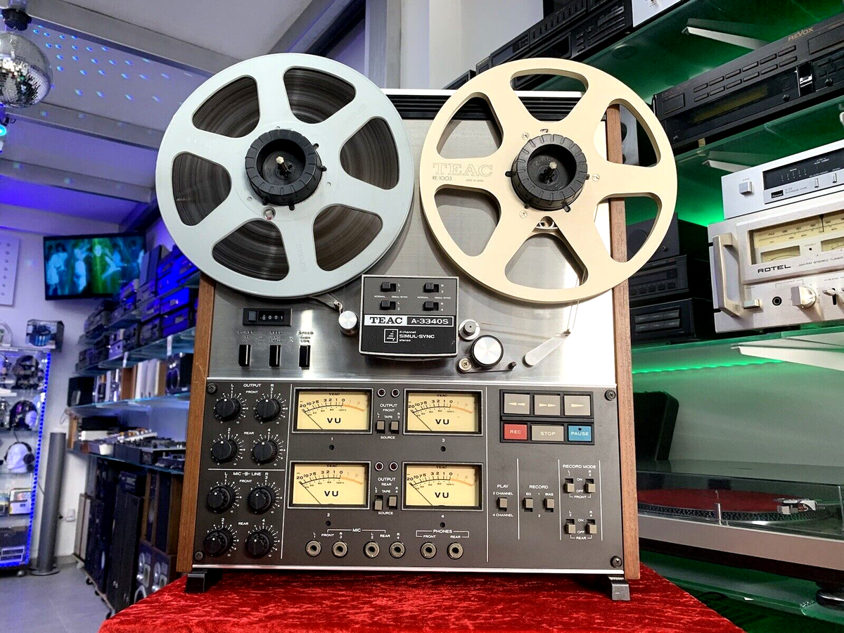 TEAC A-3340S 4 Channel Simul-Sync Reel to Reel 10