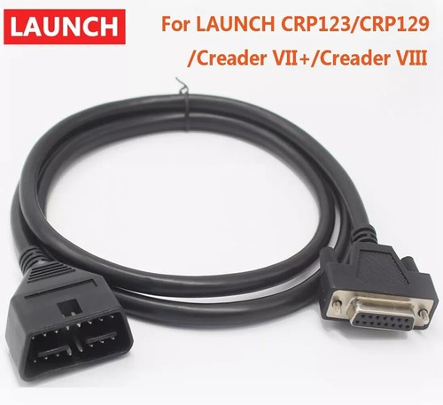 OBD2 OBDII Cable for Launch CRP 123 X Pro Creader VII+ & CRP 129 VIII Scan Tool - Picture 16 of 17