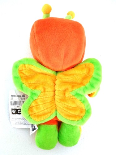 NEW Shopkins Plush Peachy Warner Bros. Studio 1999 Orange Purple Butterfly Bean - Picture 7 of 7