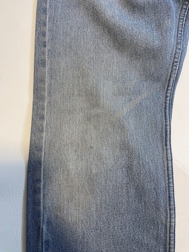 Levis 505 Jeans W34 L33 Mens Light Blue Regular Straight Fit Vintage Denim - Picture 2 of 12
