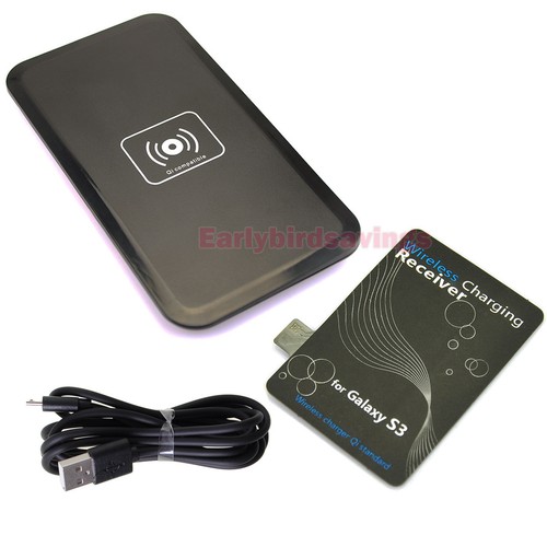 Wireless Charger Qi Charging Pad Receiver Kit for Samsung Galaxy S3 III i9300