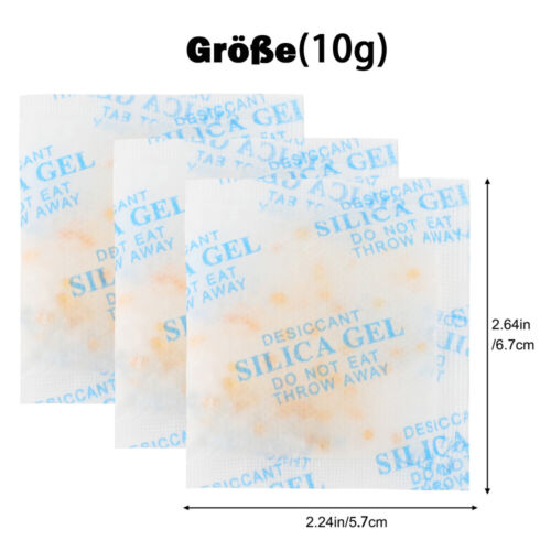 30/60/120Bags Silica Gel 5g/10gTrockenmittel Feuchtigkeit Luftentfeuchter Beutel - Bild 16 von 16
