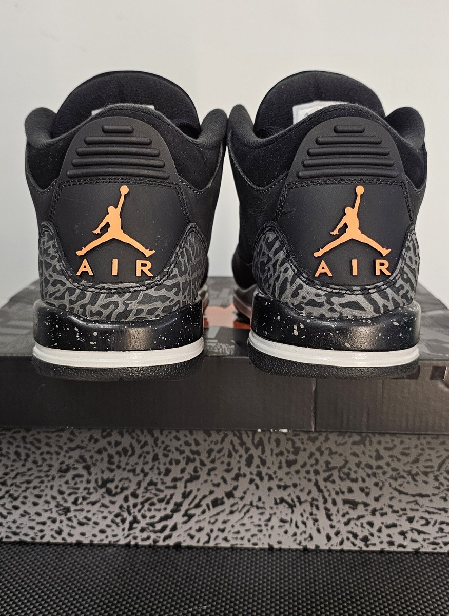 Nike Air Jordan Retro 3 Shoes Fear Pack Grey Orange OG  display picture 3