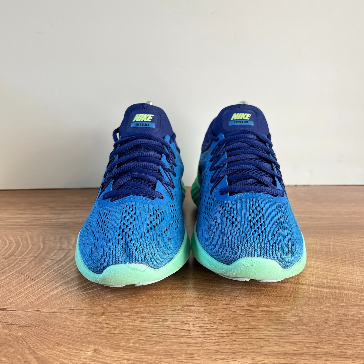 Nike Lunar Skyelux Blue 855810-401 Athletic Running Sneakers