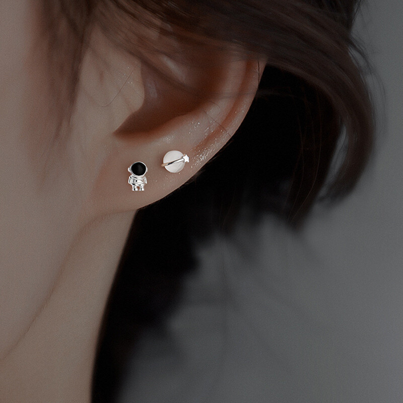 Sterling Silver Copper Earrings with Fine Workmanship Comfortable Lightweight Pendants  