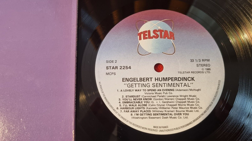 -Engelbert Humperdinck - Getting Sentimental - 1985 Telstar *N/MINT - Picture 3 of 4