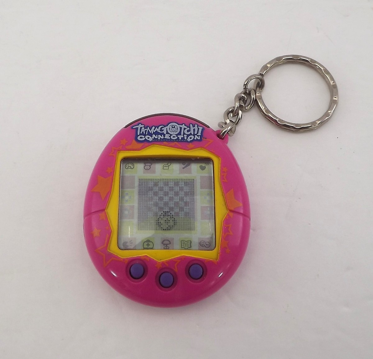 Bandai Tamagotchi Connection Pink Yellow Stars 2004 — Works