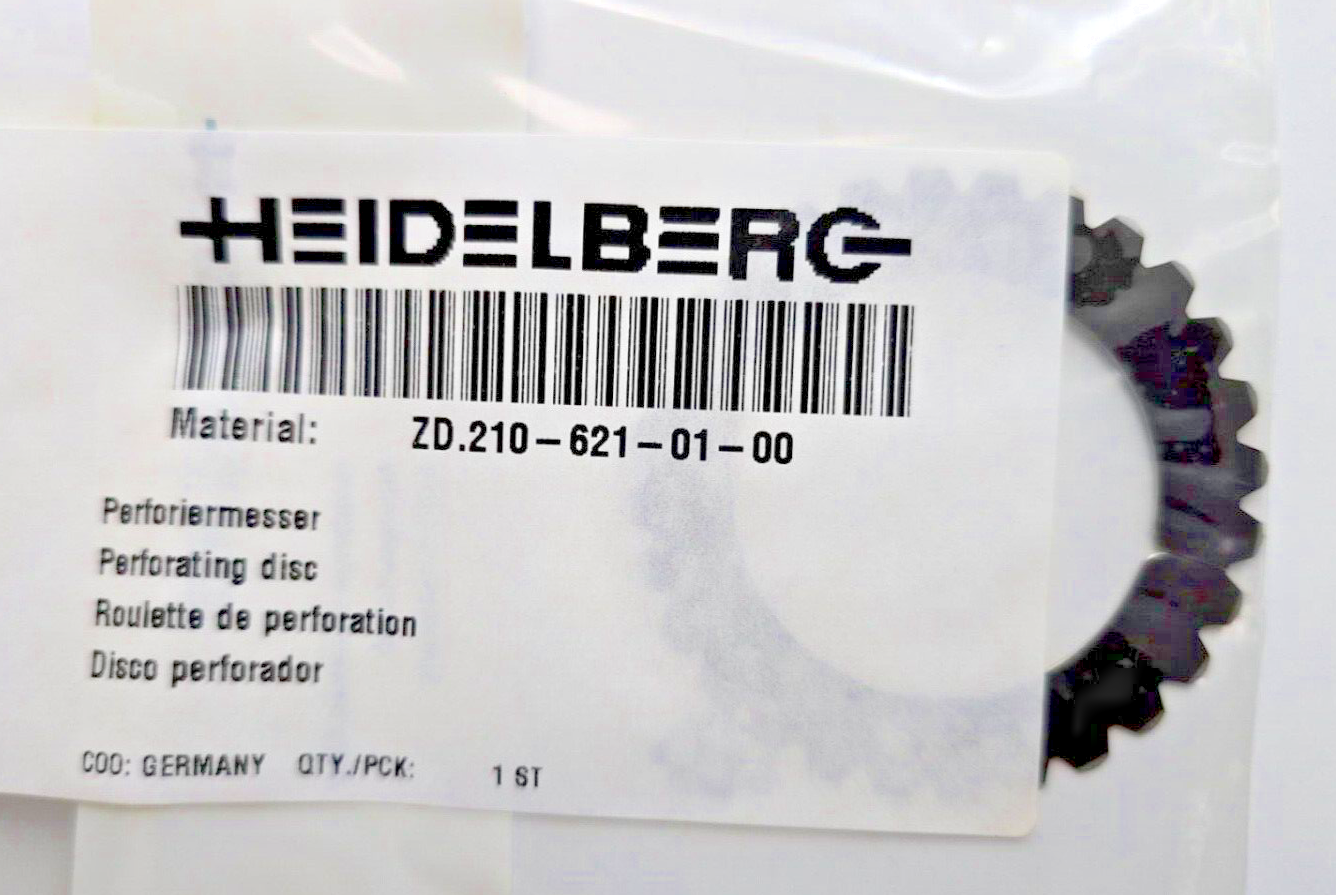 Perforator Blades ZD.210-621-01-00 /28T, Heidelberg Stahl Folding ...