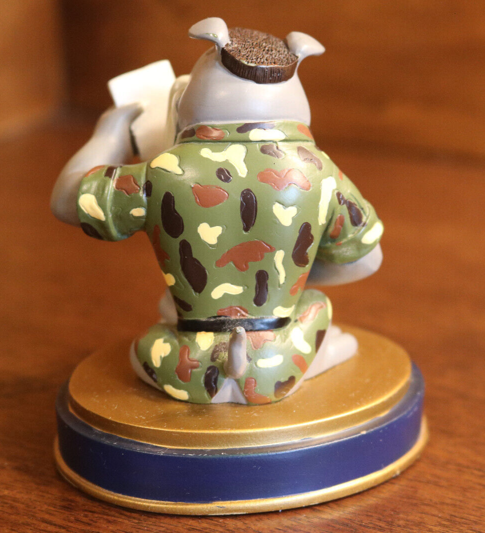 米軍　ブルドッグ置物 USMC PERPETUAL CALENDAR SEPTEMBER BULLDOG The Bradford