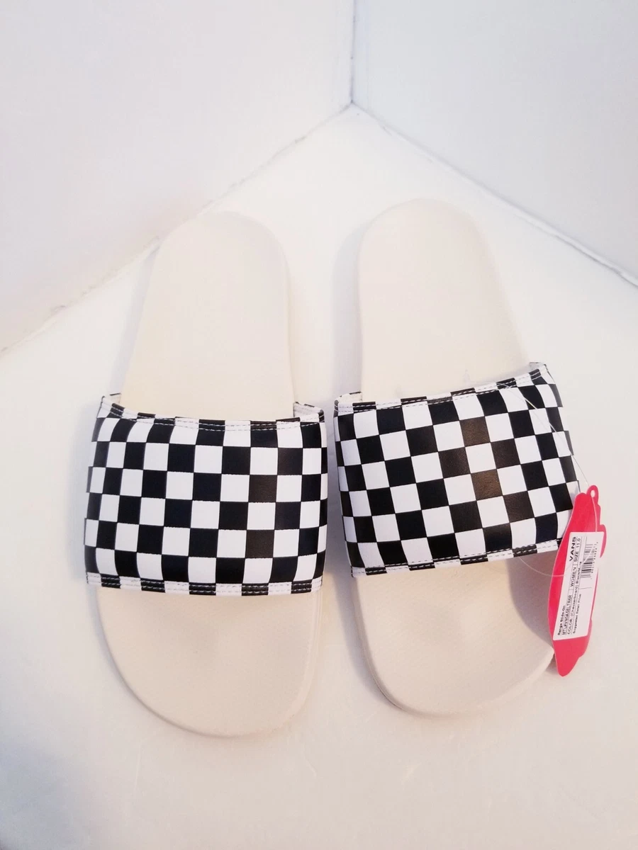 Vans sales slides checkered
