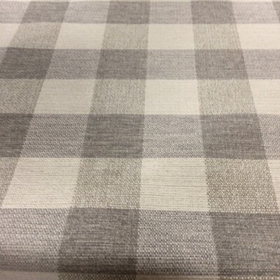 Buffalo Check Tweed Gray Upholstery Fabric  By the Yard SF3327