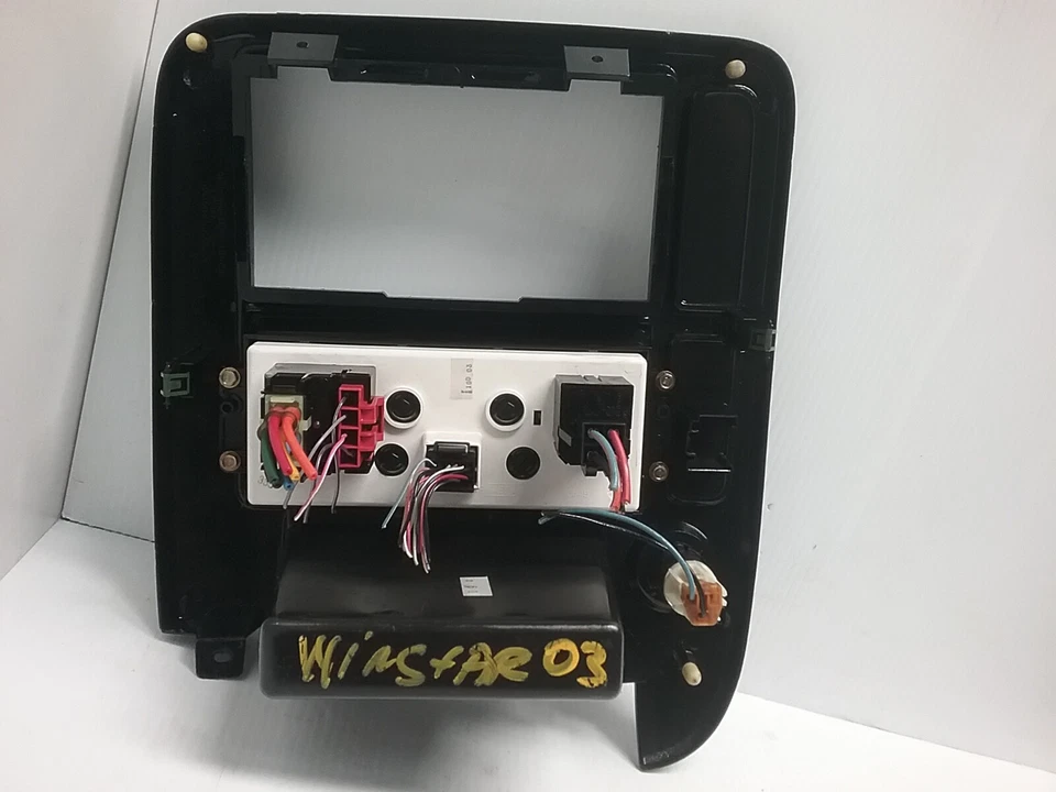 Ford Windstar 1999-2003 aire acondicionado control de clima con bisel XF2H-19E764-B Foto 3 de 4