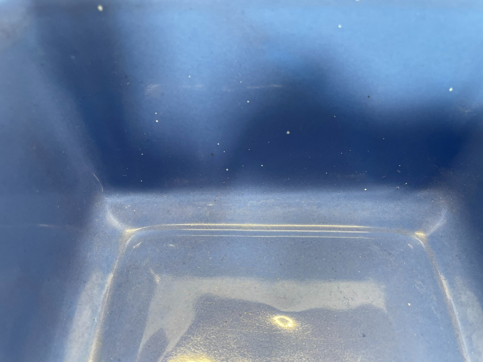 Vintage HALL Westinghouse China Blue Refrigerator Dish Art Deco set of 2